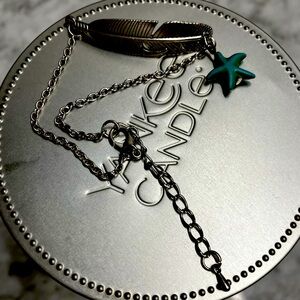 Silver and Blue Starfish Bracelet